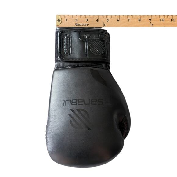 Sanabul Sports Essential Gel Boxing Gloves Black 12 oz - Picture 11 of 11
